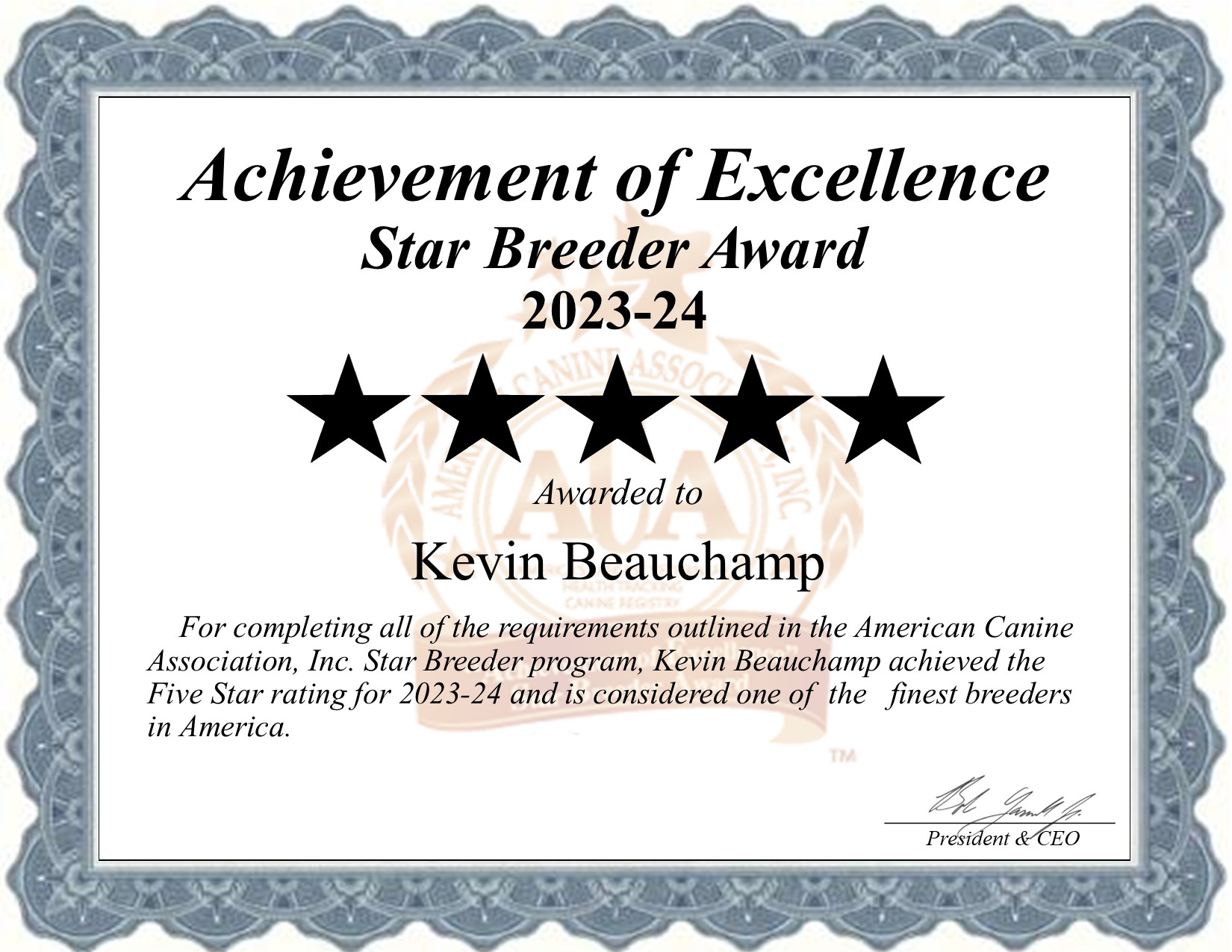 Kevin, Beauchamp, dog, breeder, star, certificate, Kevin-Beauchamp, Lebanon, MO, Missouri, puppy, dog, kennels, mill, puppymill, usda, 5-star, aca, ica, registered, Basset Hound, none